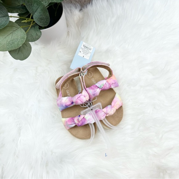 Cat & Jack Shoes Cat Jack Cate Toddler Sandals Footbed Rainbow